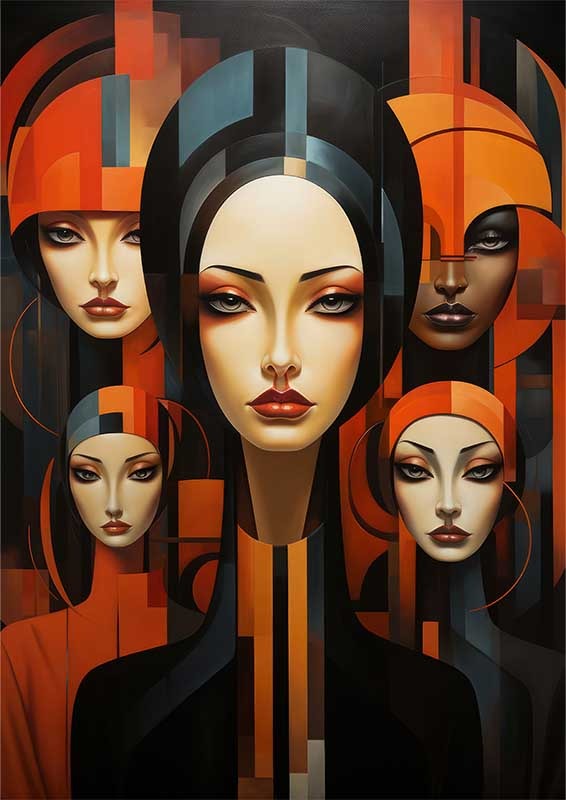Carnival of Faces | Canvas