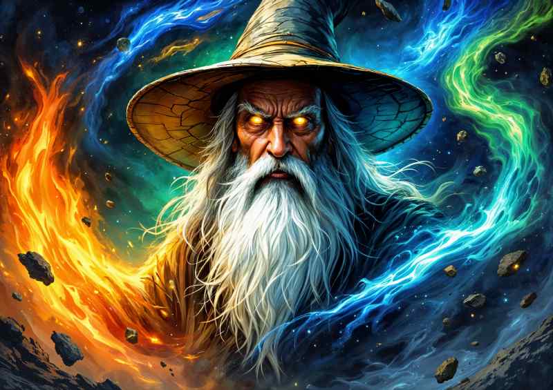 Casting the spell | Metal Poster
