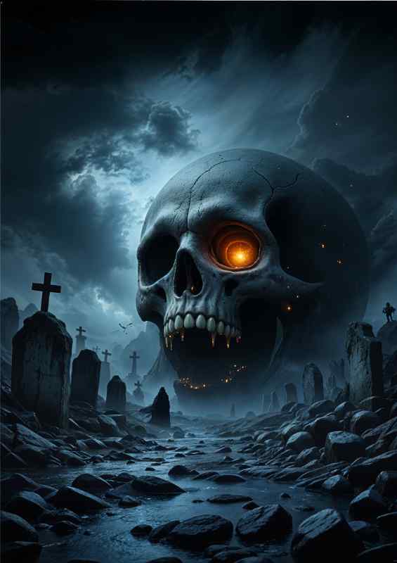 Graveyard of skulls | Poster