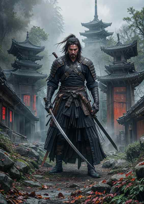 Dark and mysterious keanu reaves | Metal Poster