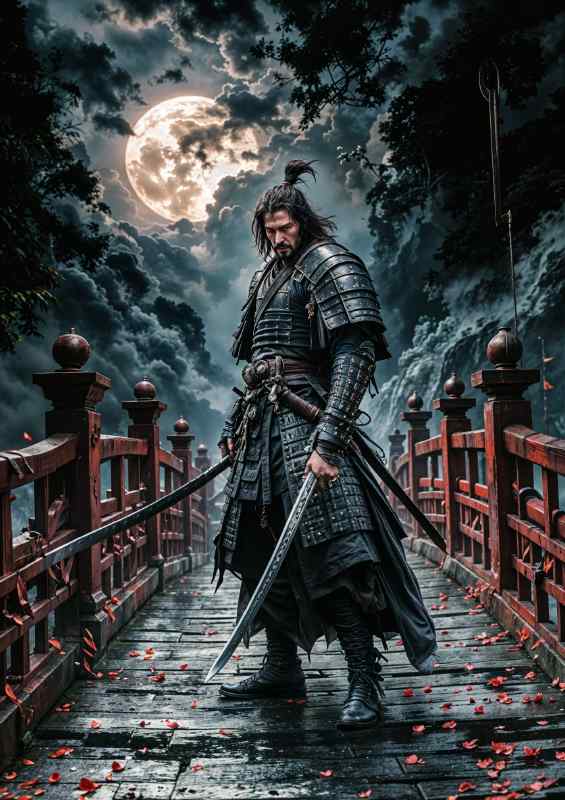 Keanu reaves in a samurai warrior mode | Canvas