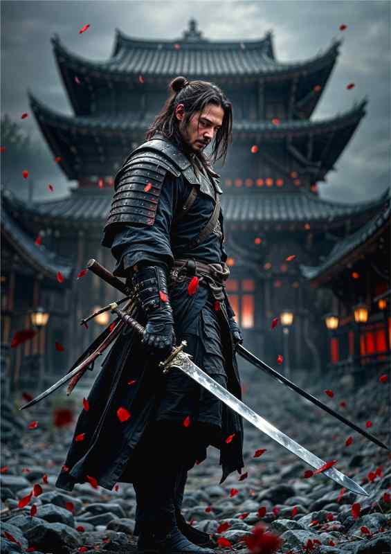 Samurai returning home | Poster