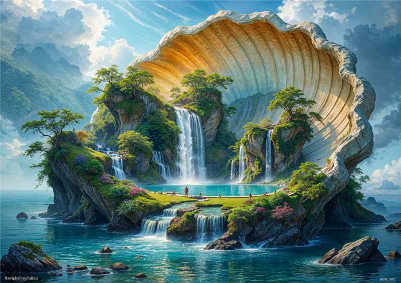 Seascelle sea shore | Canvas