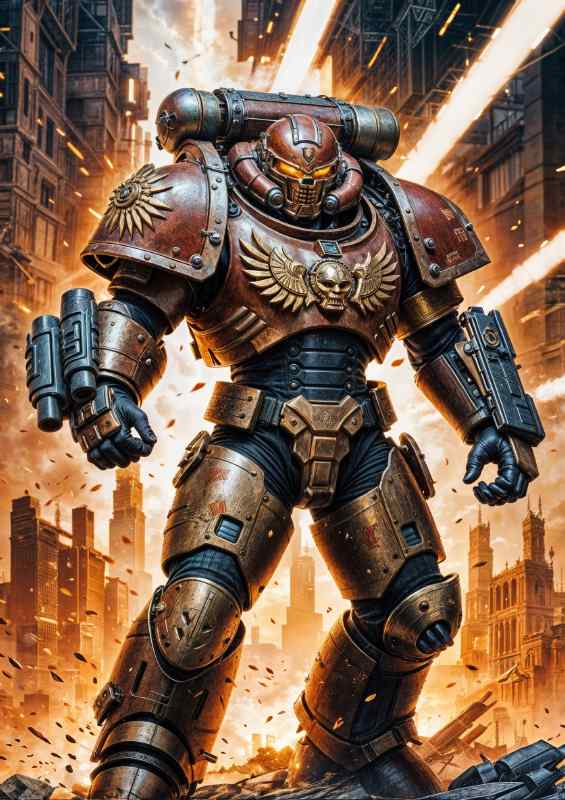 Captain alfe of the guardian task force | Metal Poster