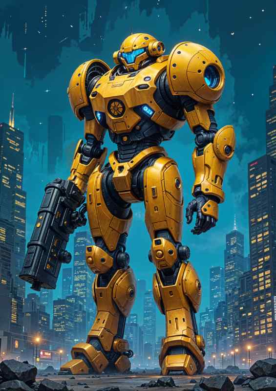 Captain bee of the guardian task force | Metal Poster