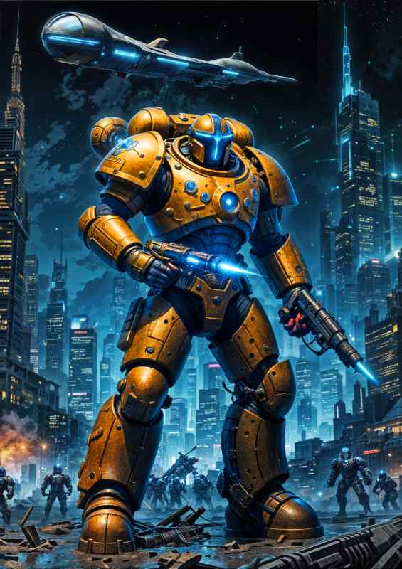 Captain broc of the guardian task force | Canvas