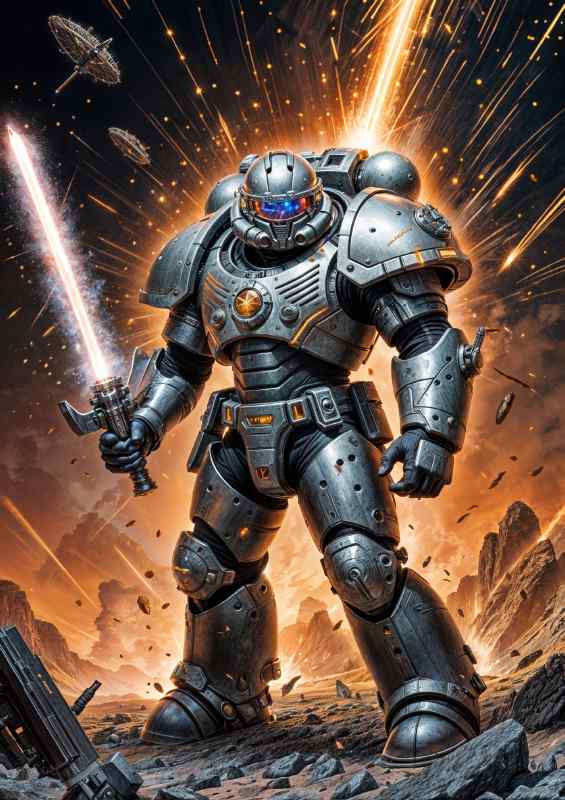 Captain driver of the guardian task force | Metal Poster