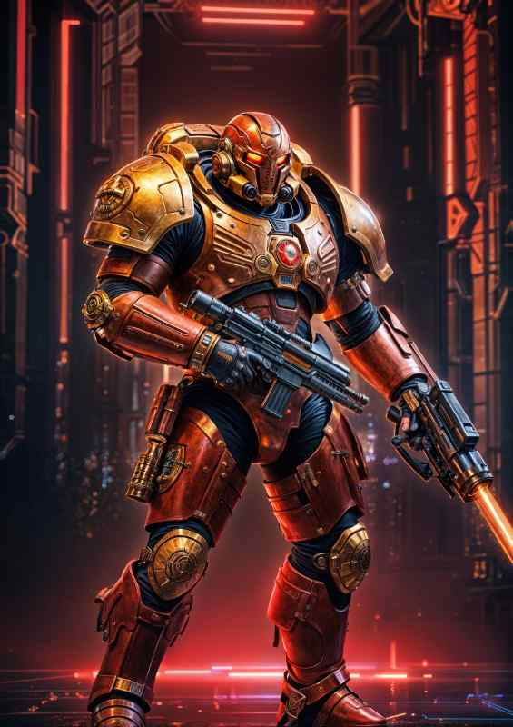 Captain joe of the guardian task force | Metal Poster