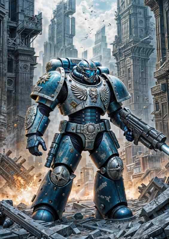 Captain mike of the guardian task force | Metal Poster