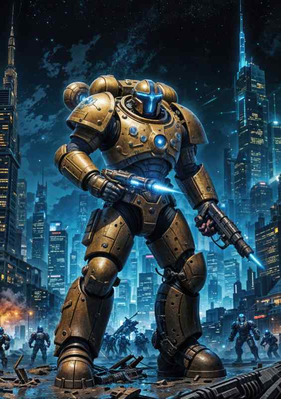 Captain tom in battle of the guardian task force | Poster