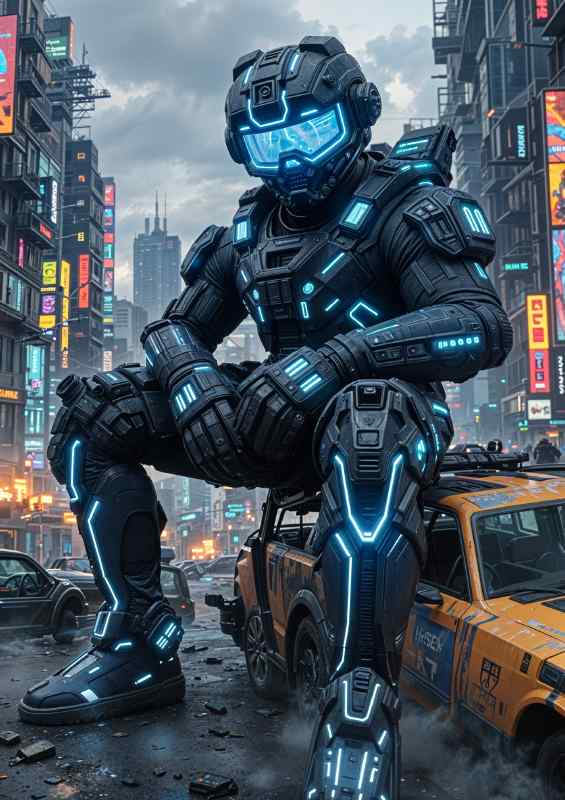 Commander alex of the guardian task force | Metal Poster