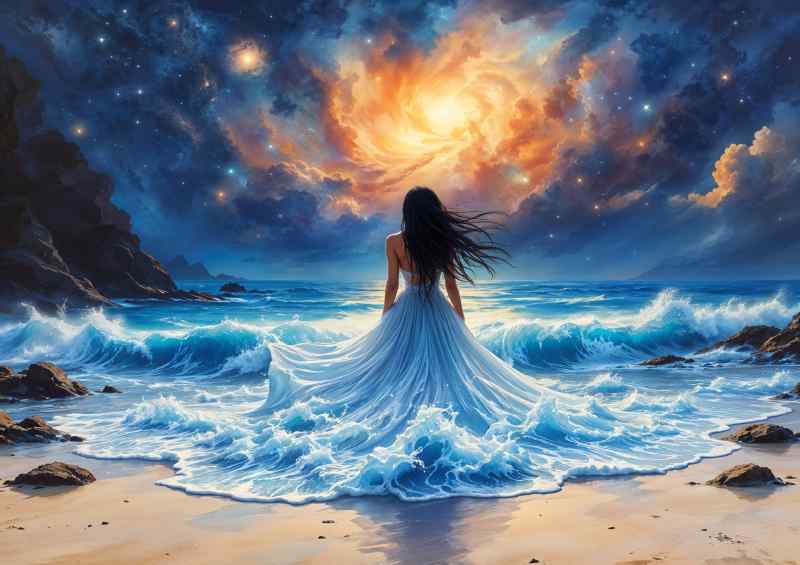 Lady of the galaxy | Canvas