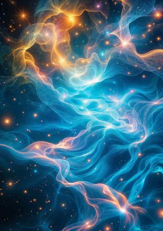 Light symphony space matter | Poster