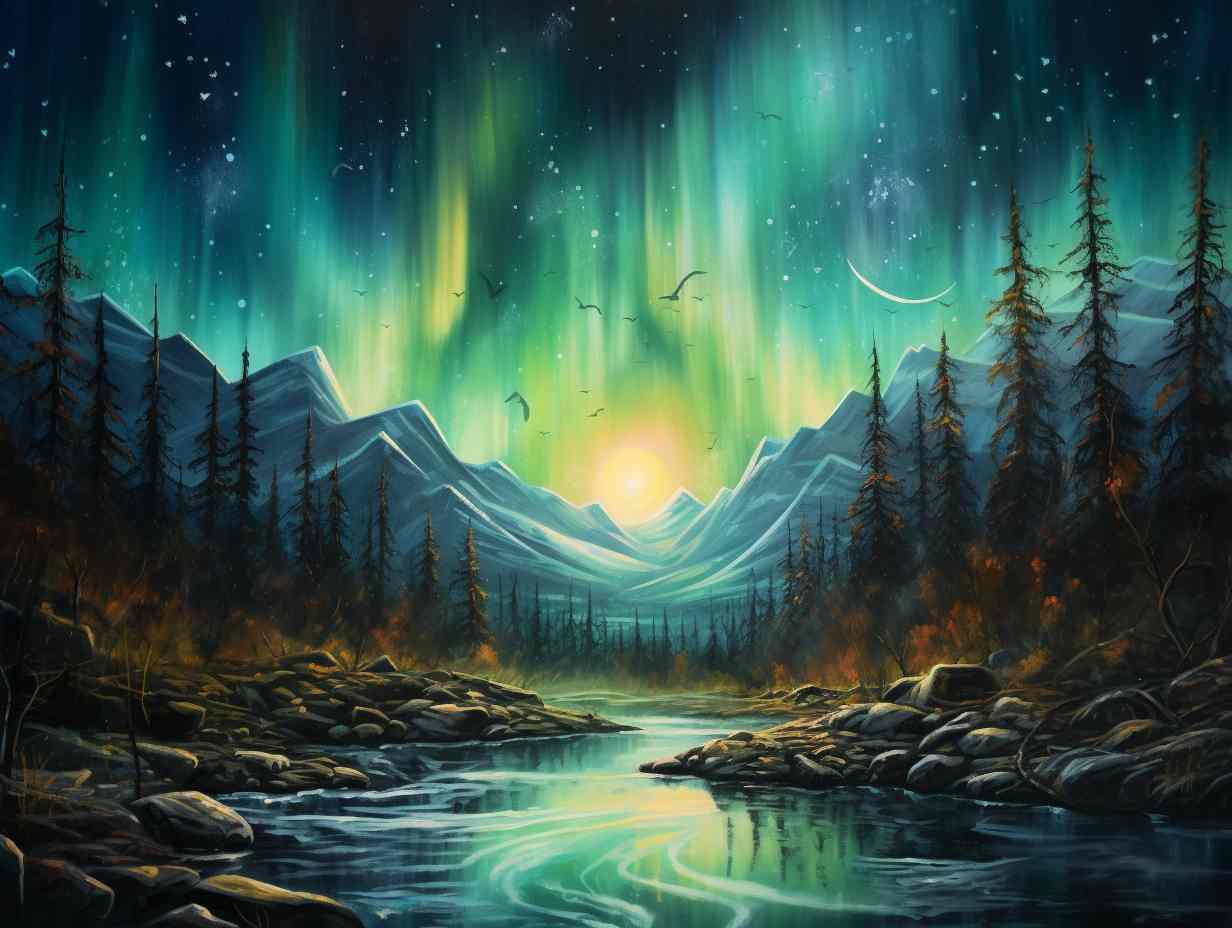 Trees by Northern River | Poster