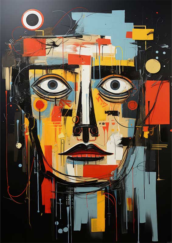 Chromatic Carnival abstract | Canvas
