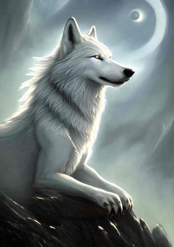 Mystical Wolf Fantasy | Canvas
