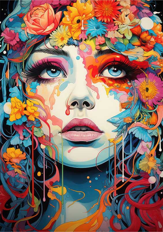 Colorful Mindscapes amazingly vividly colored | Poster