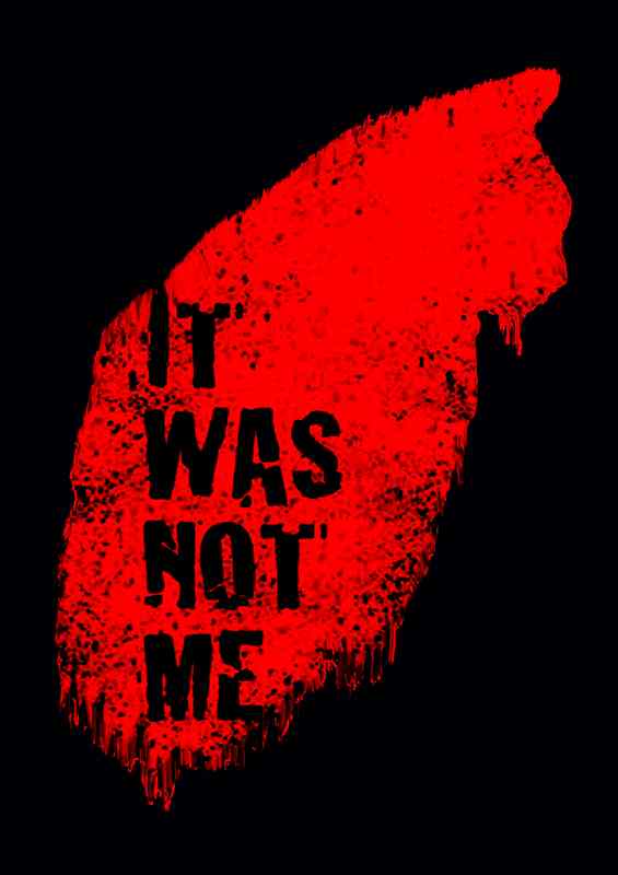 It Was Not Me | Canvas