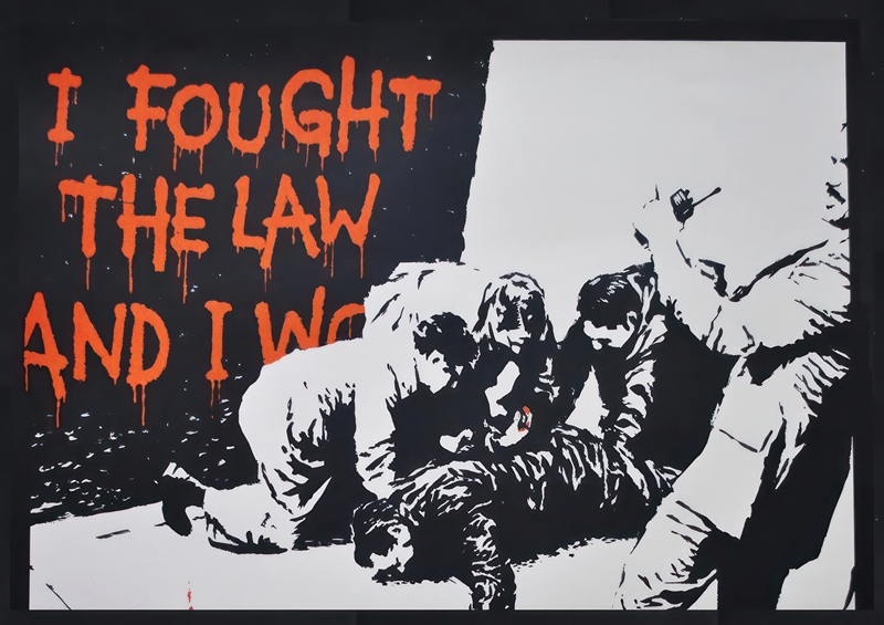 I fought the war and won | Metal Poster