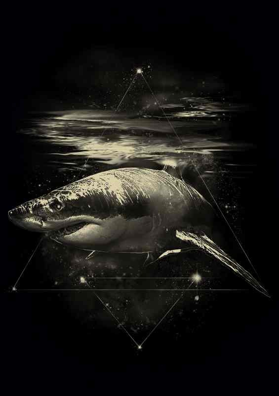 Shark in Space | Di-Bond