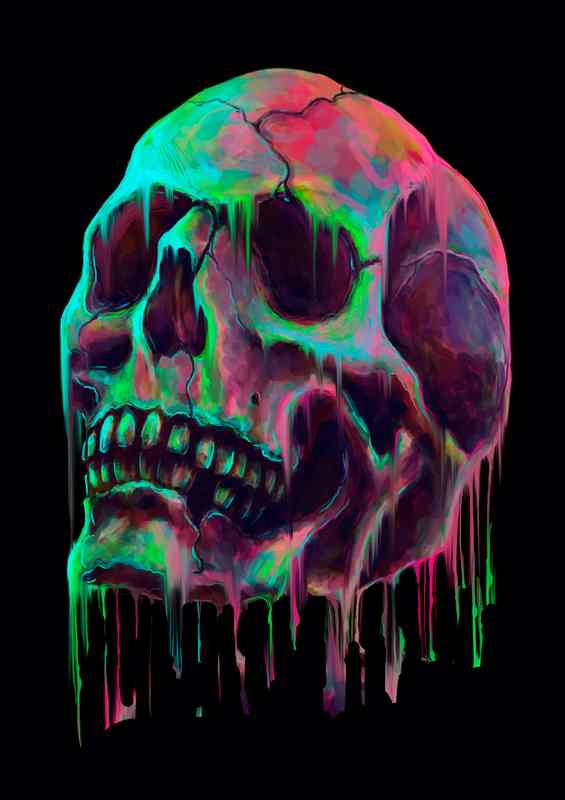 Skull Colour | Poster