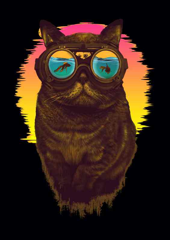 Underwater punk | Metal Poster