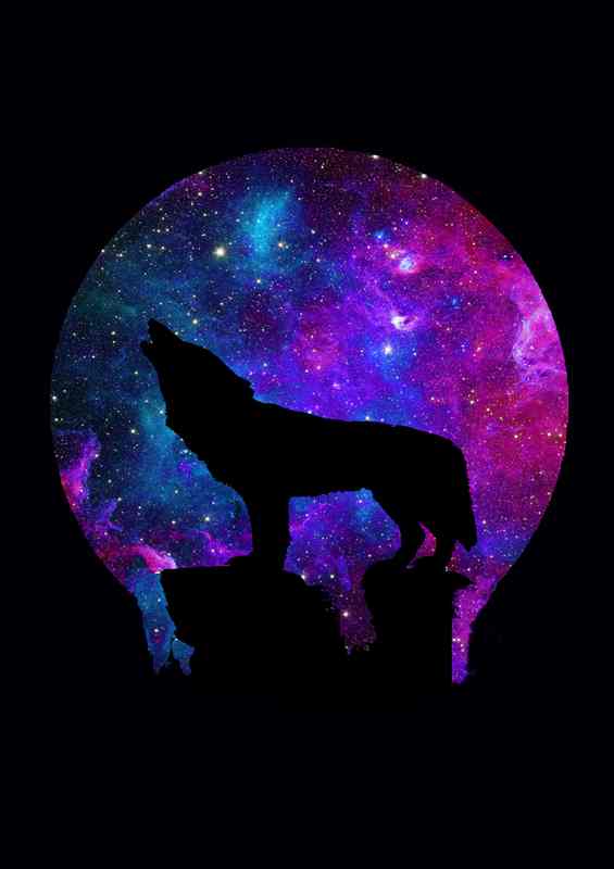 space howl | Metal Poster