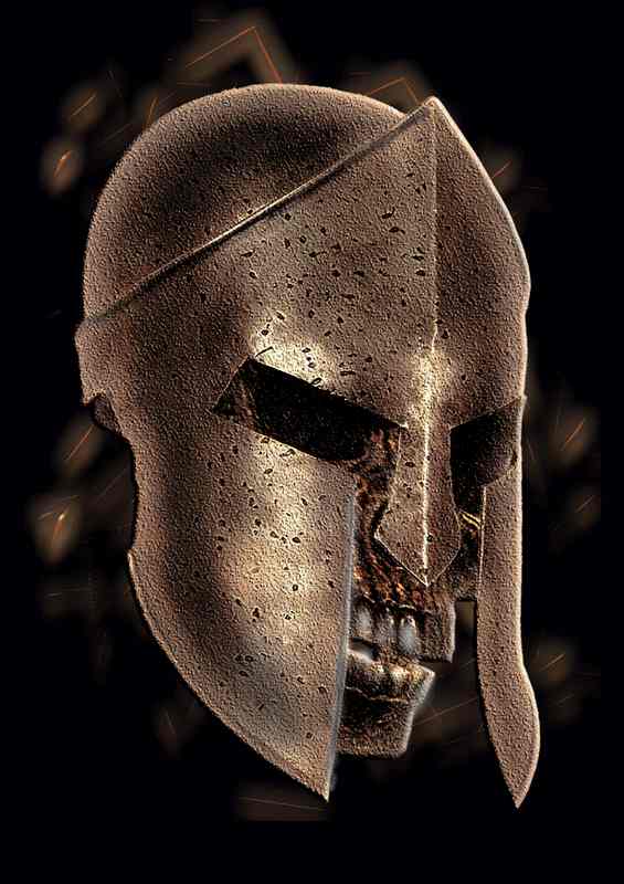 spartan mask | Canvas