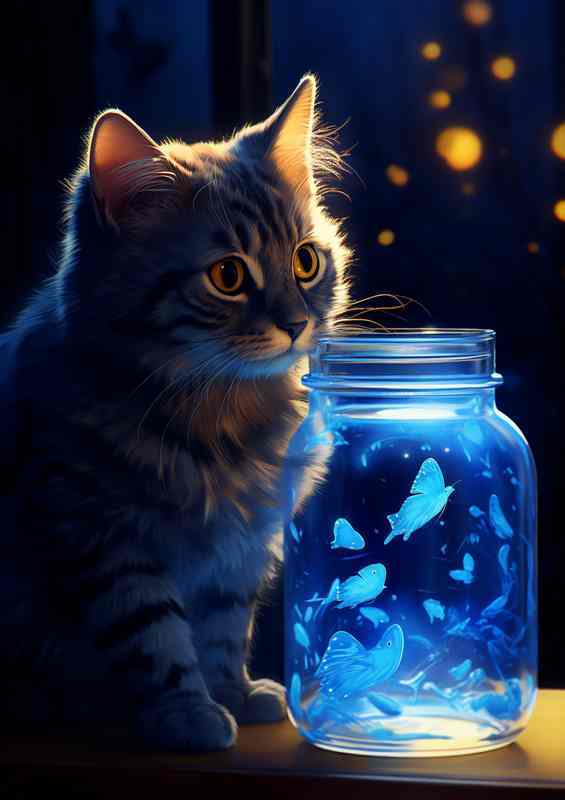 Cats Finding Solace Amidst Natures Embrace | Di-Bond