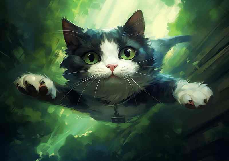 Cats Crowned with Nature | Metal Poster