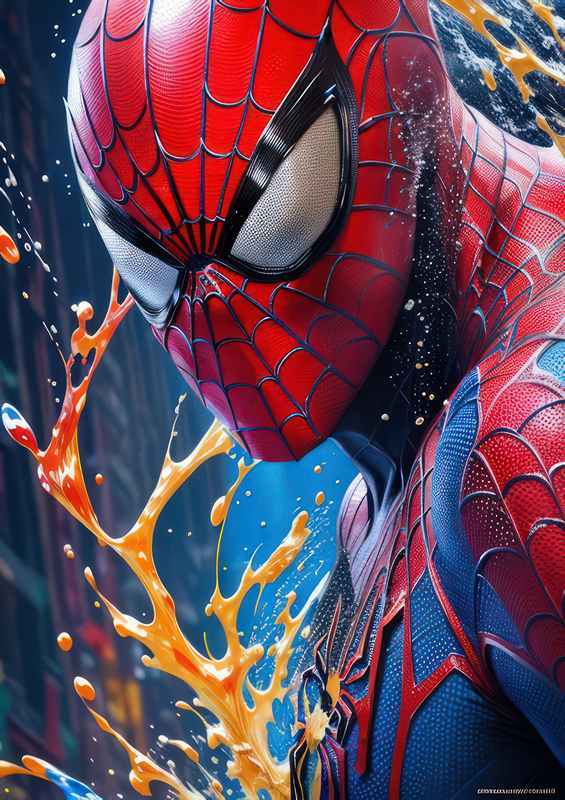 Splash art spider man | Canvas