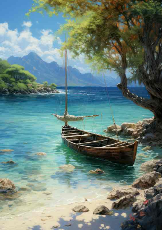 Lullaby Small Boats Gentle Repose | Canvas