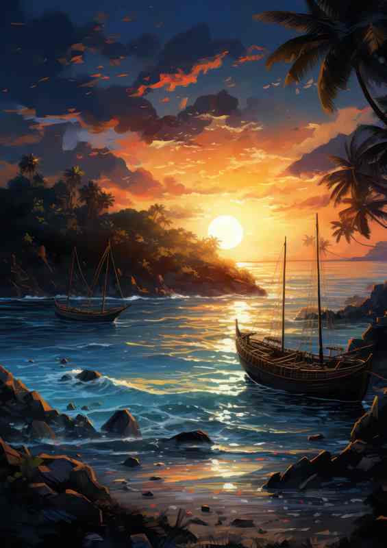 Night Whispers as The Moon Dances | Canvas