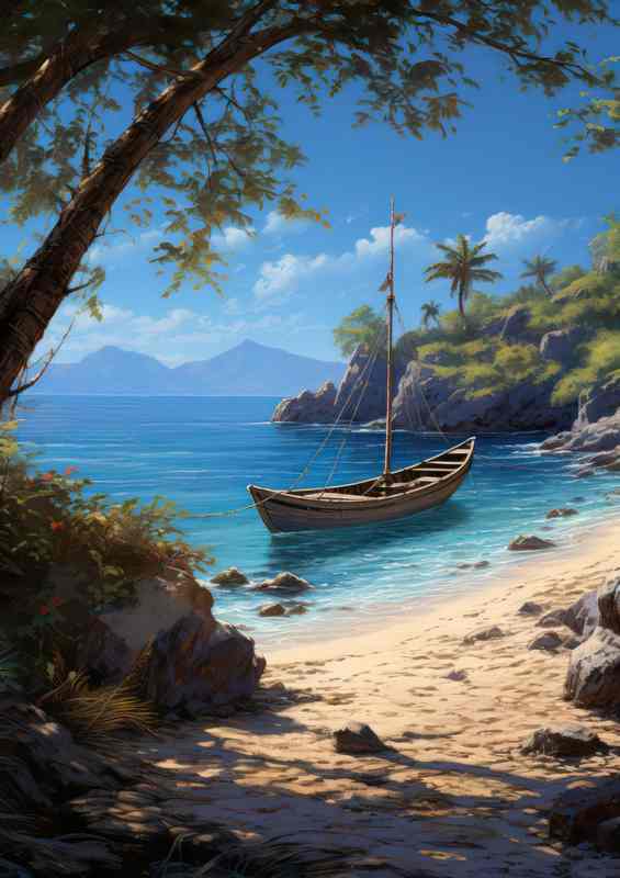Small Boats Dream Water | Poster