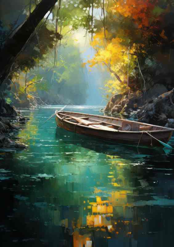 Water Lullaby Small Boats | Di-Bond