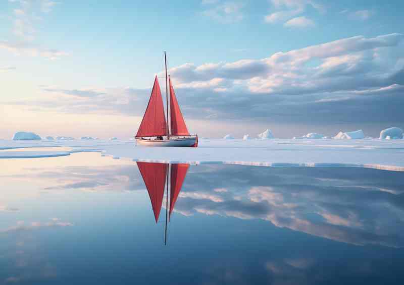 Glorious Yacht Journey Beyond Horizon | Canvas