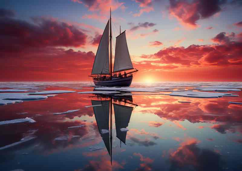 Oceans Dreamy Lullaby Sailboats Dance | Canvas