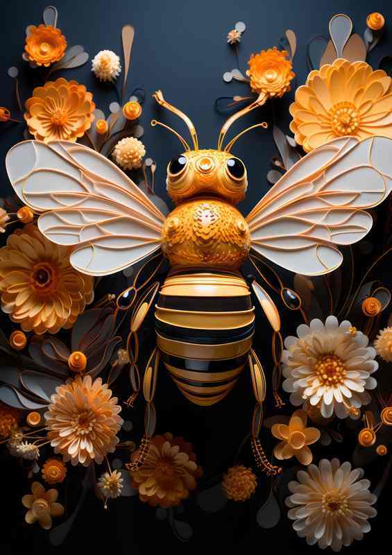 Barry The Bee | Metal Poster
