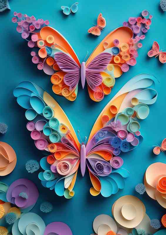 Garden Wonders Of The Butterfly | Canvas