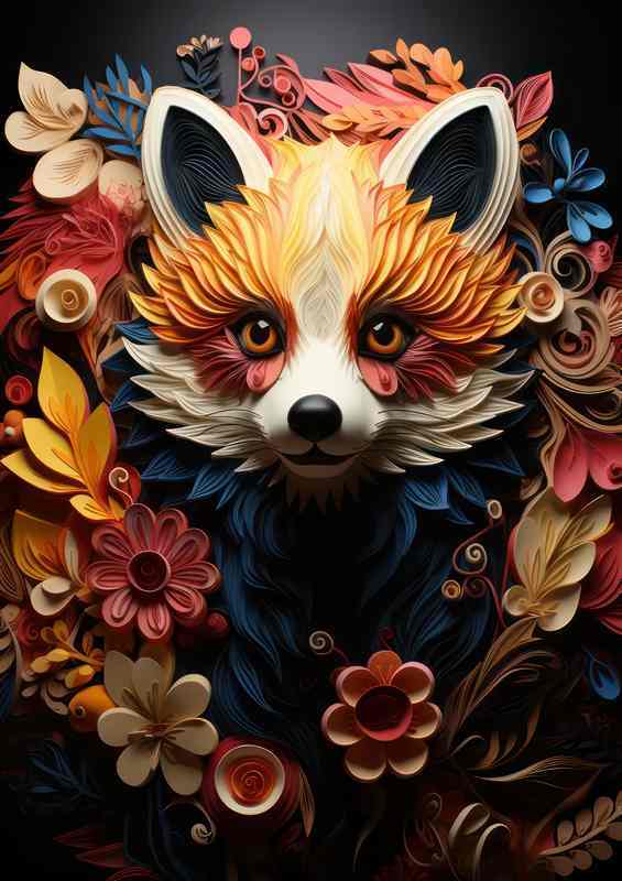 Mystical Meadows The Art of Combining Floral and The Sly Fox | Di-Bond