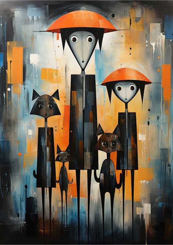 Rainbow Reverie in the rain today | Poster