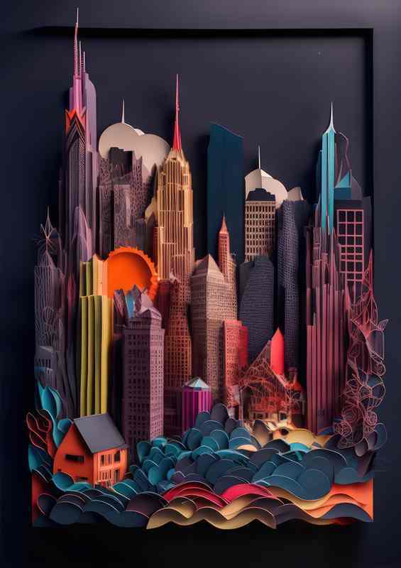 Sky High Sanctuaries Inner Citys | Canvas