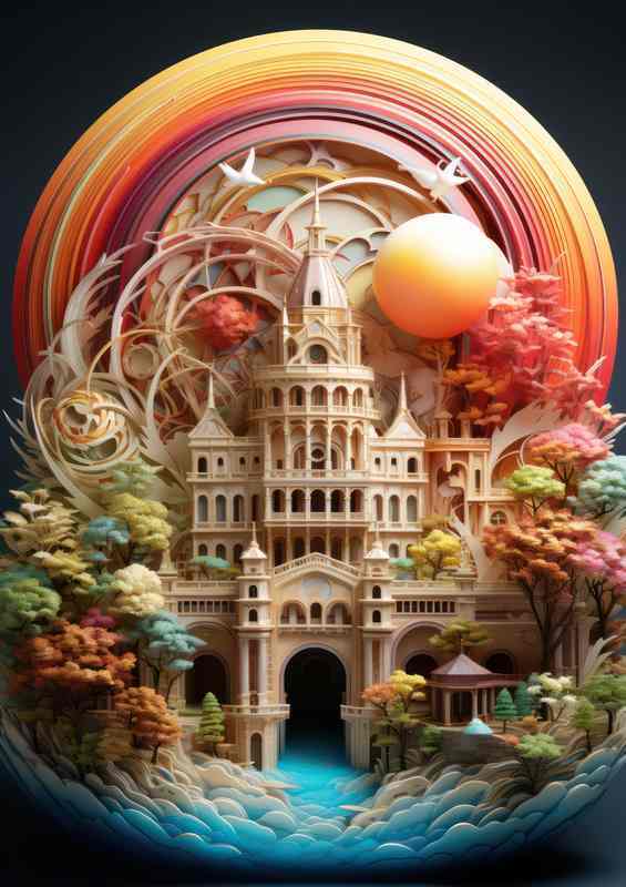 Summit Settlements The Allure of Mountainous Cityscapes | Di-Bond