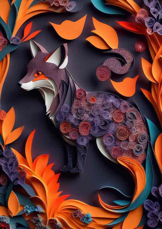 The Ethereal World of Floral and Animal Ar | Poster