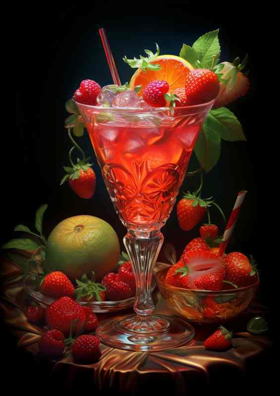 Alcohol Cocktail Drink The Range of Artful Drinks | Poster