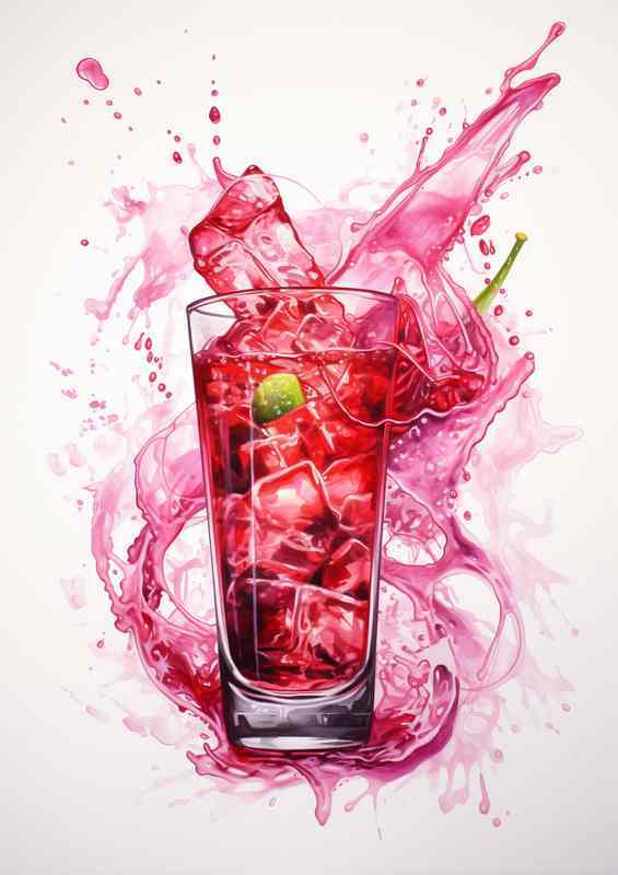 Cocktail Canvas Artistic Representations of Classic Drinks | Canvas