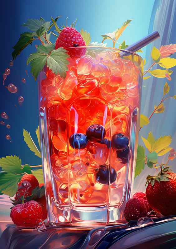 Garnish & Glam The Aesthetics of Embellished Drinks | Metal Poster