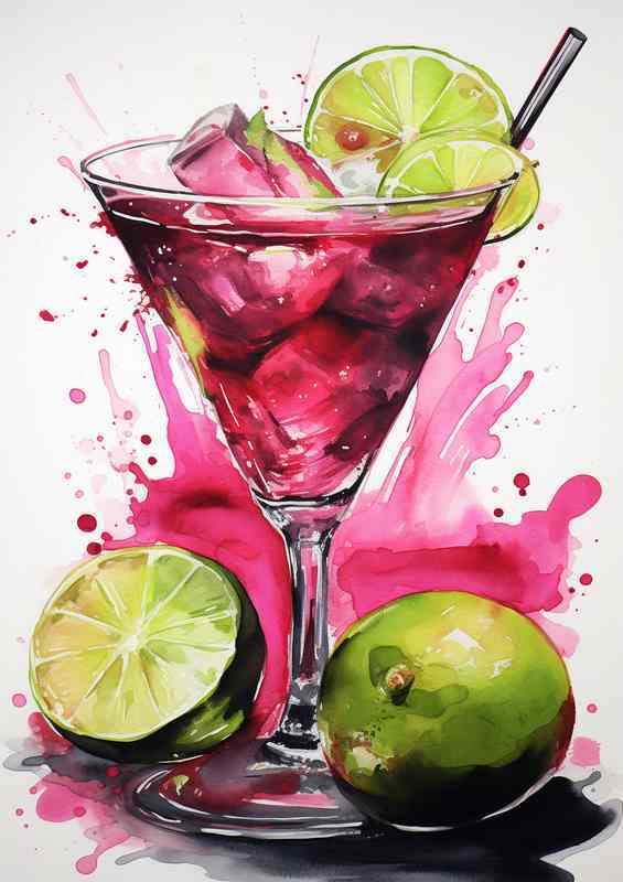 Wine Enthusiast Whiskers Art Prints for Feline Lovers | Metal Poster