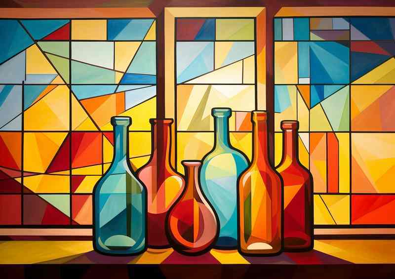 Bar Bottles And Dark Dreams | Canvas