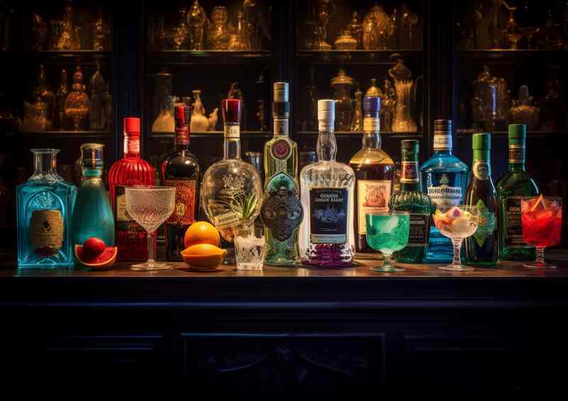 Liquid Elegance Art of the Perfectly Crafted Cocktail | Poster